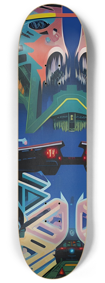 Space Station - Custom Skateboard 8-1/4 Skateboard Deck
