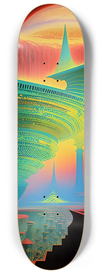 Dream World - Custom Skateboard 8-1/4 Skateboard Deck