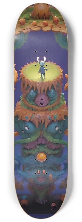 Strange Creatures - Custom Skateboard 8-1/4 Skateboard Deck