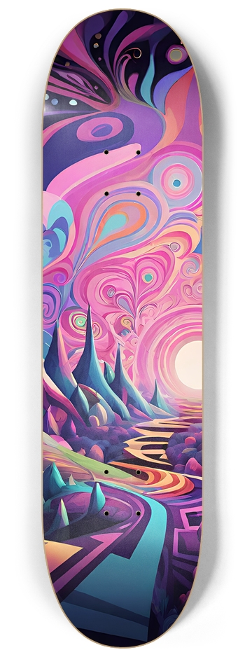 Dream World - Custom Skateboard 8-1/4 Skateboard Deck