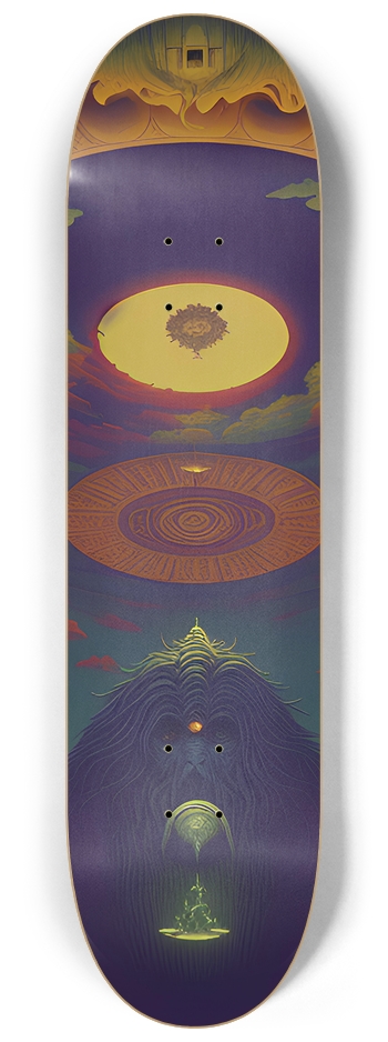 Dark Dreams - Custom Skateboard 8-1/4 Skateboard Deck