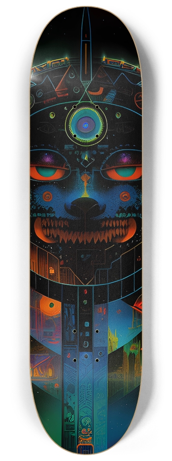 Space Dog - Custom Skateboard 8-1/4 Skateboard Deck