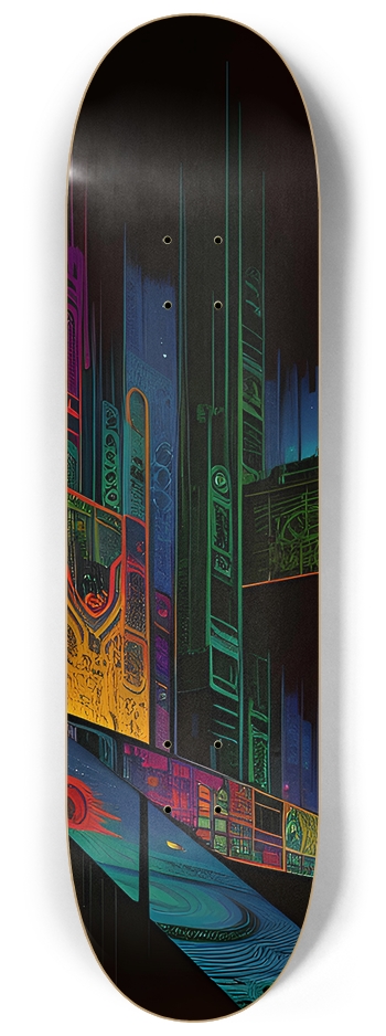 Future Dystopia - Custom Skateboard 8-1/4 Skateboard Deck