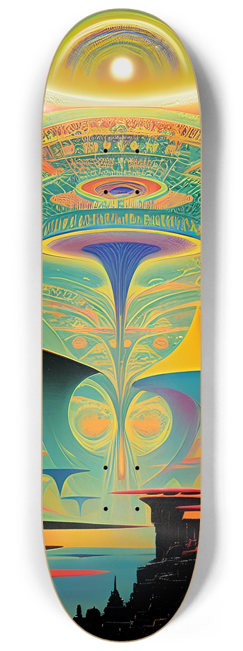 Dream World - Custom Skateboard 8-1/4 Skateboard Deck