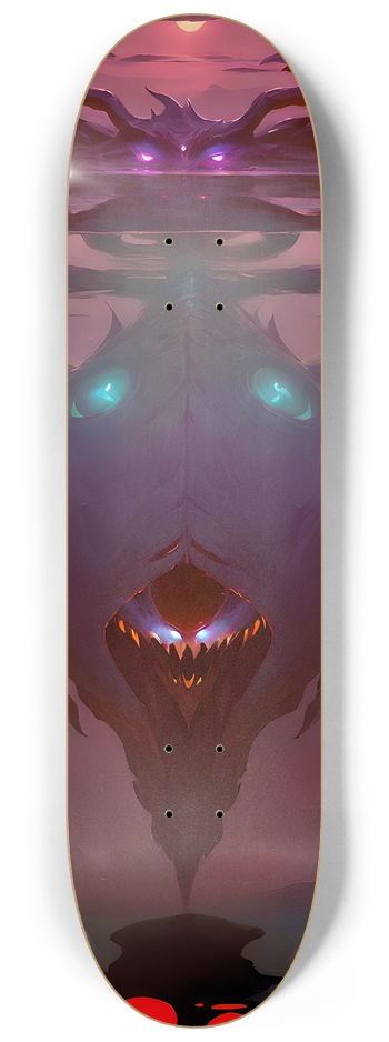 Screaming Alien - Custom Skateboard 8-1/4 Skateboard Deck
