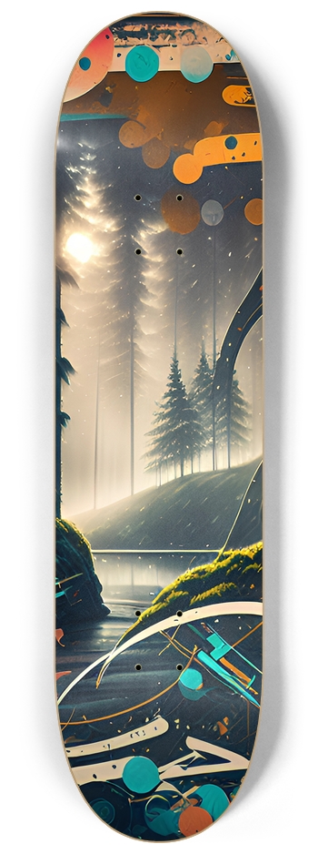 Dream Land - Custom Skateboard 8-1/4 Skateboard Deck