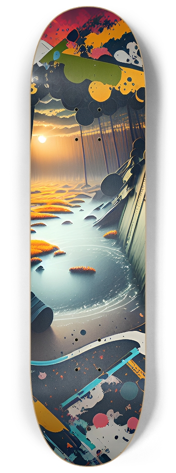 Dream Land - Custom Skateboard 8-1/4 Skateboard Deck