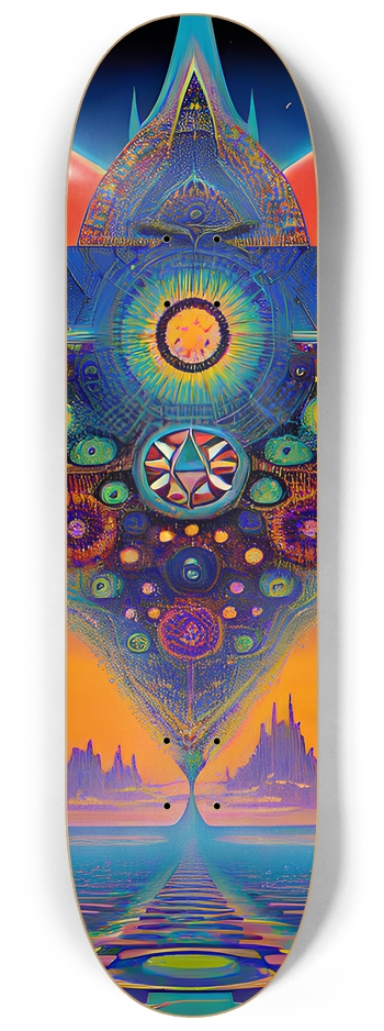 Multidimensional Mothership - Custom Skateboard 8-1/4 Skateboard Deck