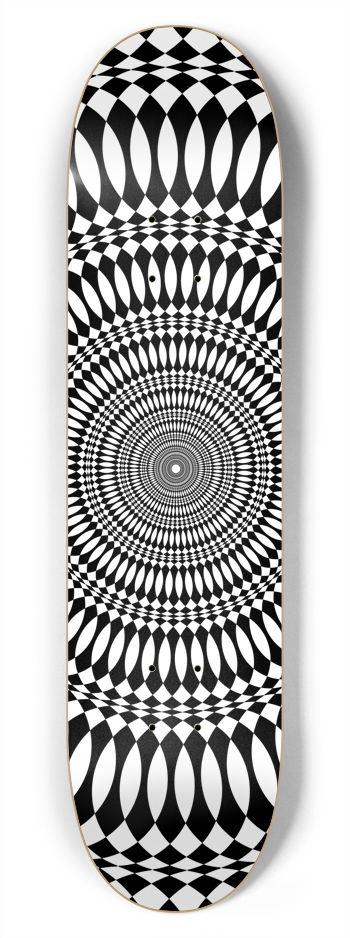 Vertigo Tunnel - Custom Skateboard 7-3/4 Skateboard Deck
