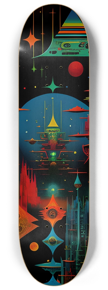 Dream World - Custom Skateboard 8-1/4 Skateboard Deck