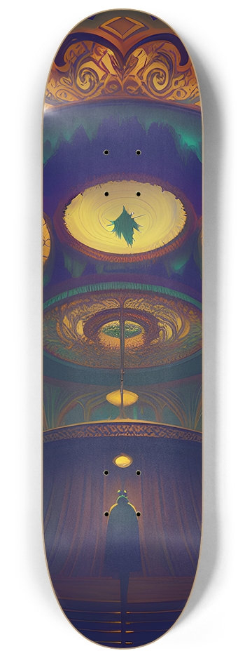 Dark Dreams - Custom Skateboard 8-1/4 Skateboard Deck