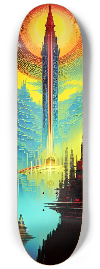 Dream Land - Custom Skateboard 8-1/4 Skateboard Deck