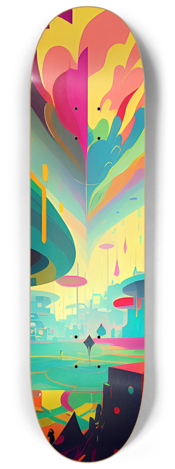 Dream World - Custom Skateboard 8-1/4 Skateboard Deck