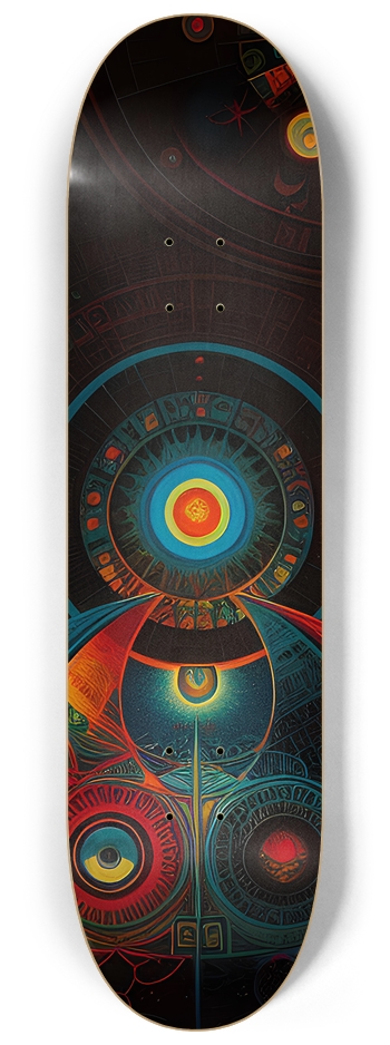 Cosmic Clock - Custom Skateboard 8-1/4 Skateboard Deck