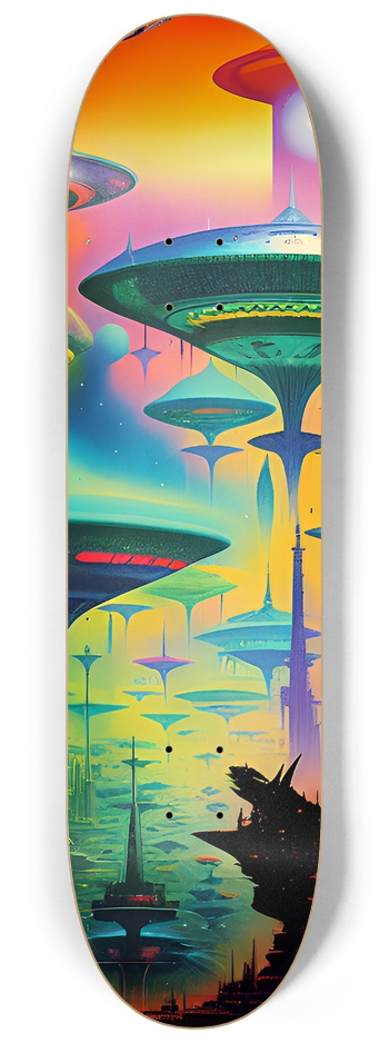 Dream World - Custom Skateboard 8-1/4 Skateboard Deck