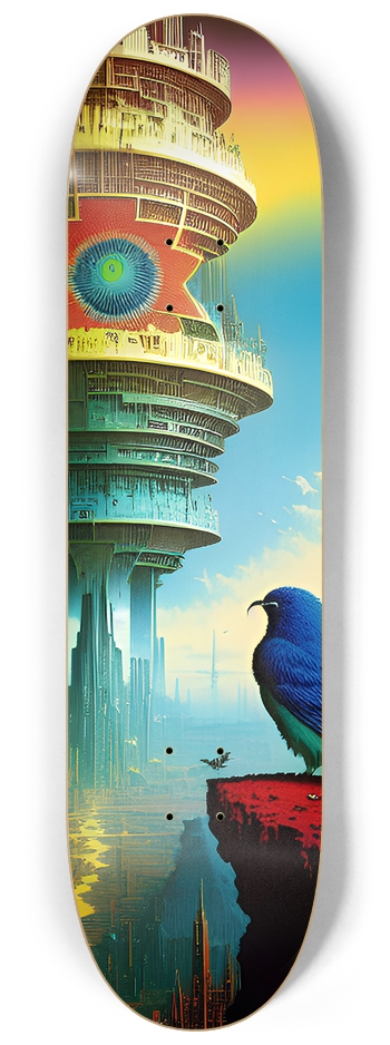 Dream World - Custom Skateboard 8-1/4 Skateboard Deck