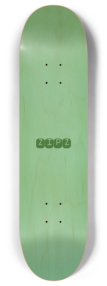 ZIPZ 50/50 Deck 8 Inch Skateboard Deck