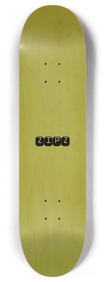 ZIPZ 50/50 Deck 8 Inch Skateboard Deck