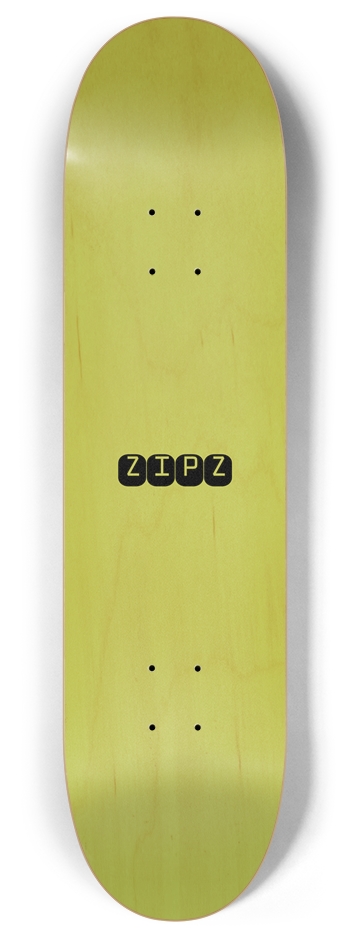 ZIPZ 50/50 Deck 8 Inch Skateboard Deck