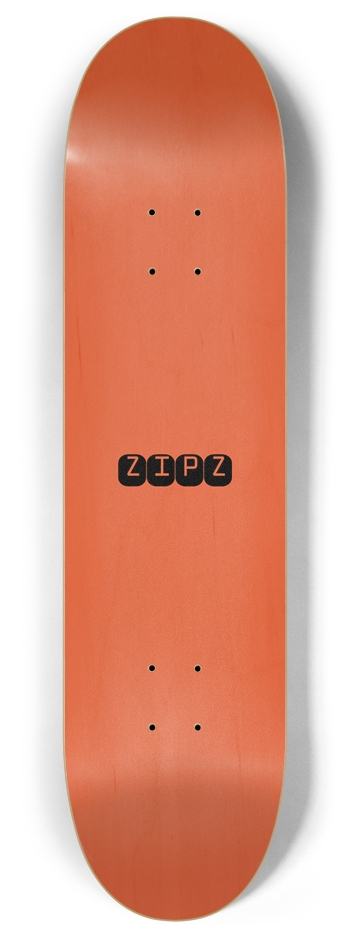 ZIPZ 50/50 Deck 8 Inch Skateboard Deck