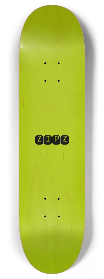 ZIPZ 50/50 Deck 8 Inch Skateboard Deck