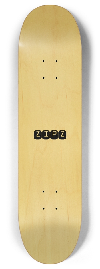 ZIPZ 50/50 Deck 8 Inch Skateboard Deck