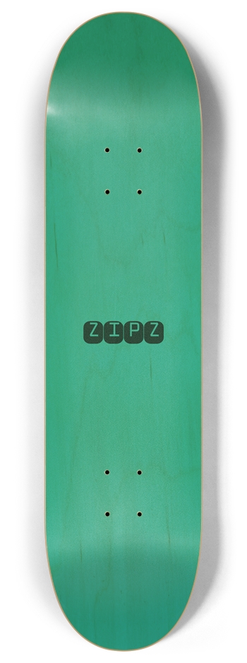 ZIPZ 50/50 Deck 8 Inch Skateboard Deck