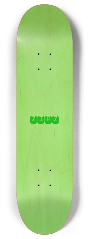 ZIPZ 50/50 Deck 8 Inch Skateboard Deck