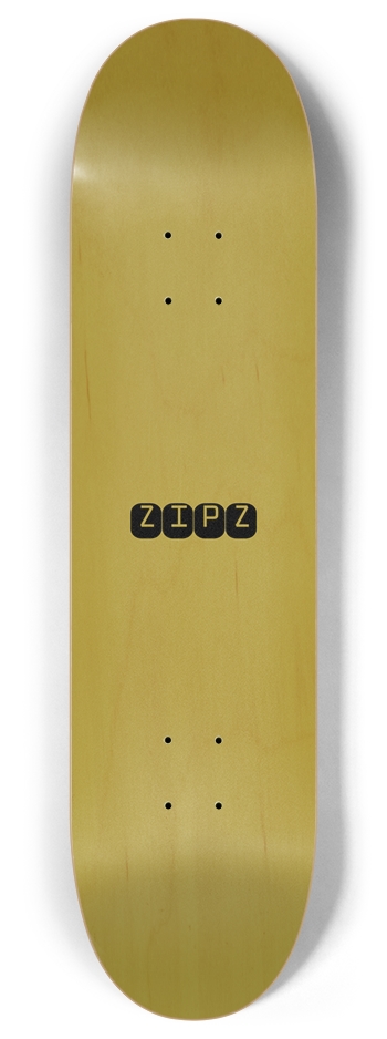 ZIPZ 50/50 Deck 8 Inch Skateboard Deck