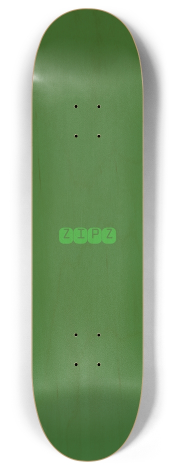 ZIPZ 50/50 Deck 8 Inch Skateboard Deck