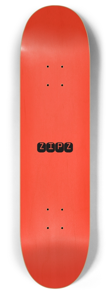 ZIPZ 50/50 Deck 8 Inch Skateboard Deck