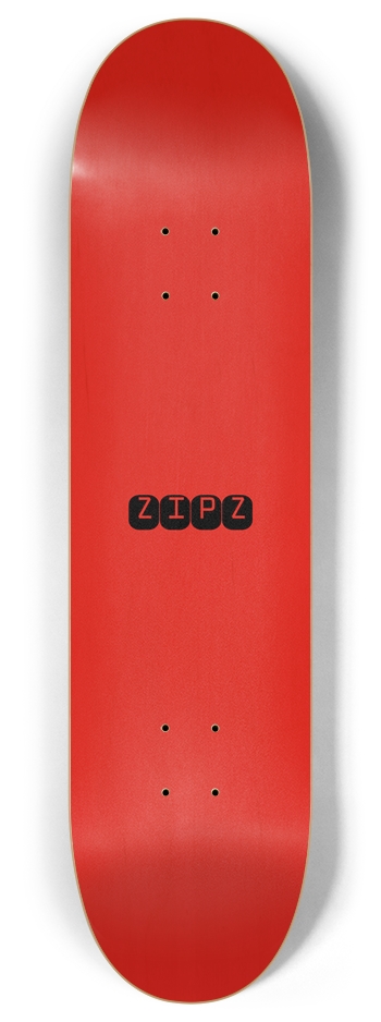 ZIPZ 50/50 Deck 8 Inch Skateboard Deck
