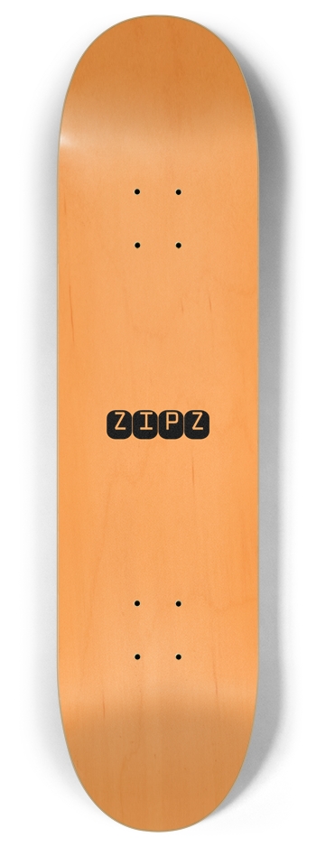 ZIPZ 50/50 Deck 8 Inch Skateboard Deck