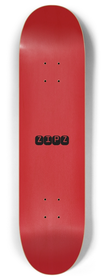 ZIPZ 50/50 Deck 8 Inch Skateboard Deck