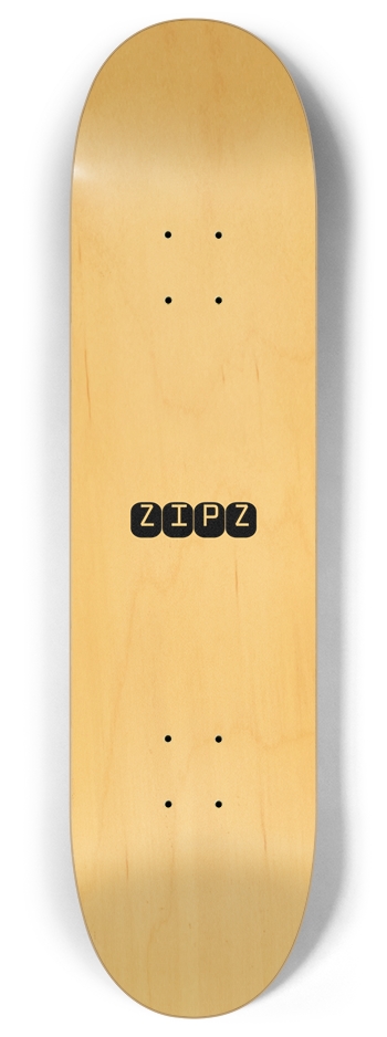 ZIPZ 50/50 Deck 8 Inch Skateboard Deck