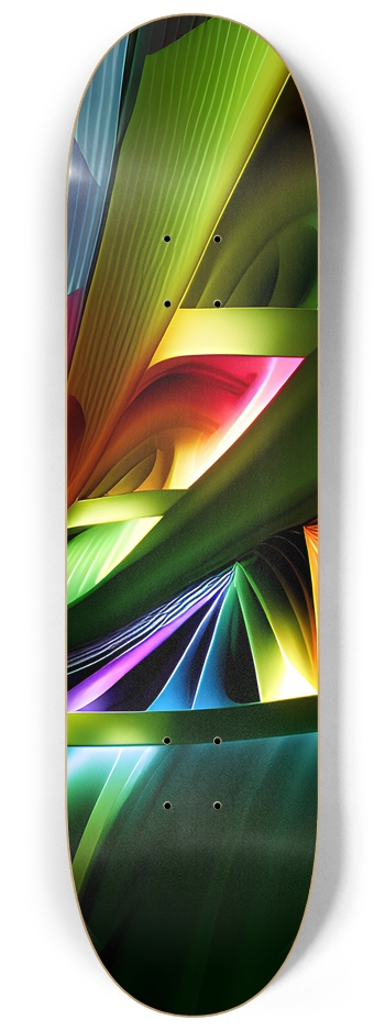 Abstract Psychedelic Pattern - Custom Skateboard 8-1/4 Skateboard Deck