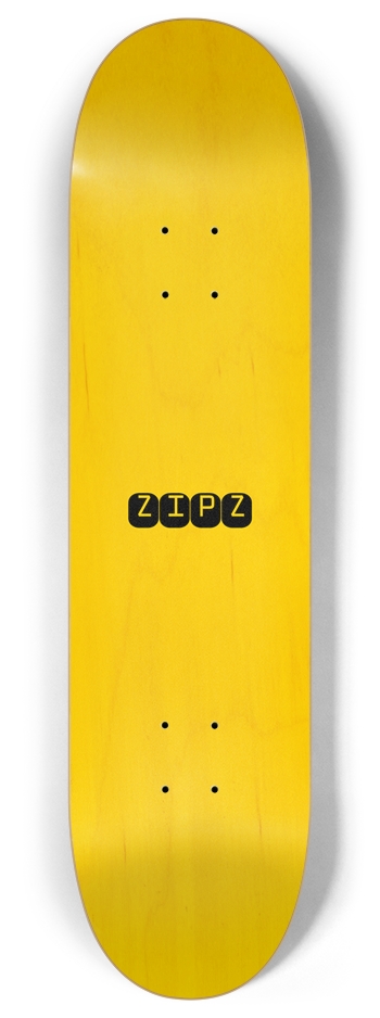 ZIPZ 50/50 Deck 8 Inch Skateboard Deck
