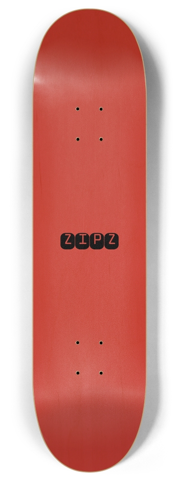 ZIPZ 50/50 Deck 8 Inch Skateboard Deck