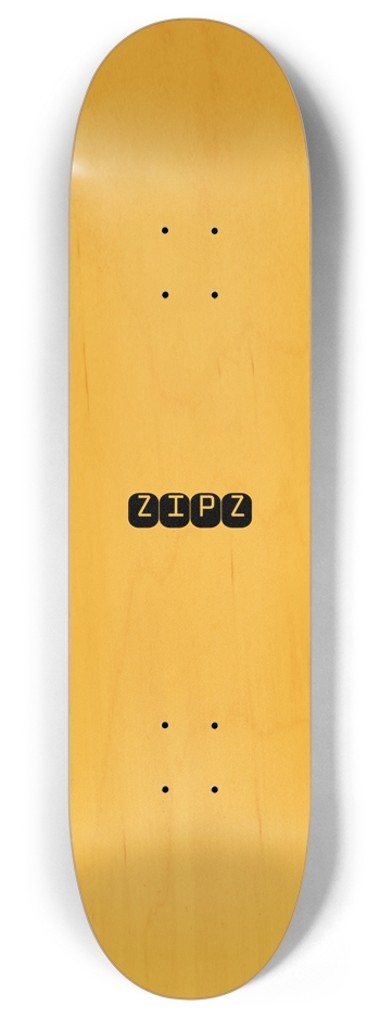 ZIPZ 50/50 Deck 8 Inch Skateboard Deck