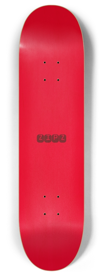 ZIPZ 50/50 Deck 8 Inch Skateboard Deck