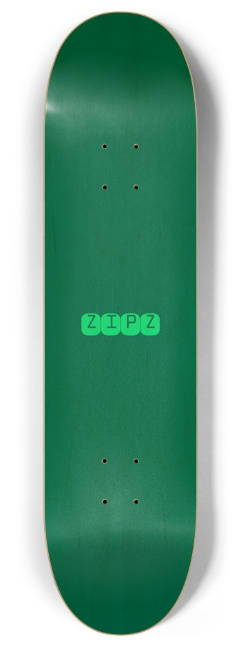 ZIPZ 50/50 Deck 8 Inch Skateboard Deck