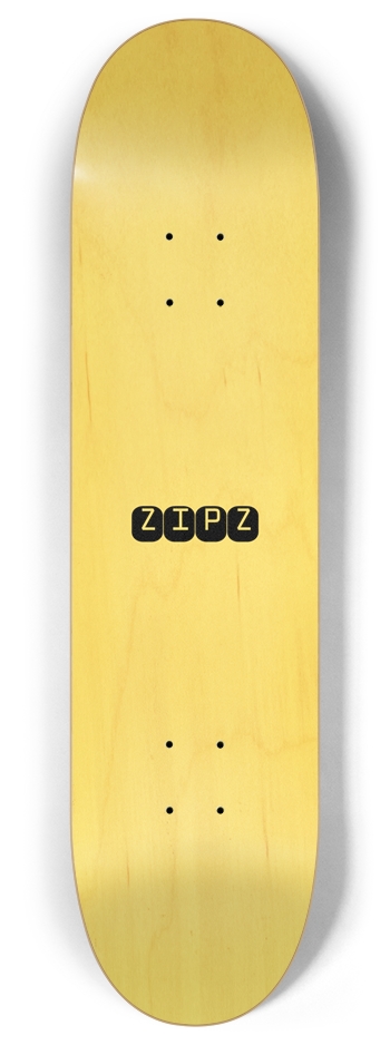 ZIPZ 50/50 Deck 8 Inch Skateboard Deck