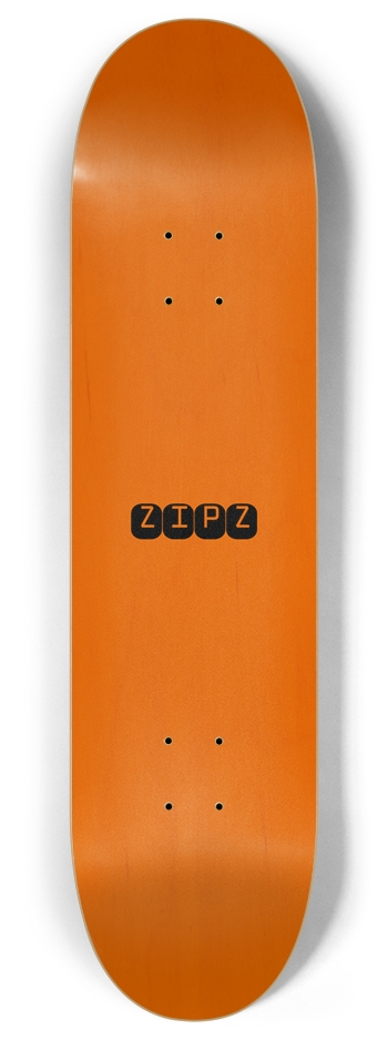 ZIPZ 50/50 Deck 8 Inch Skateboard Deck