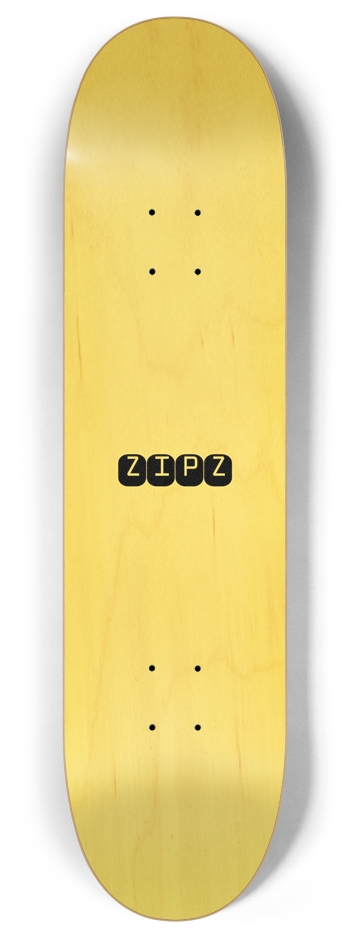 ZIPZ 50/50 Deck 8 Inch Skateboard Deck
