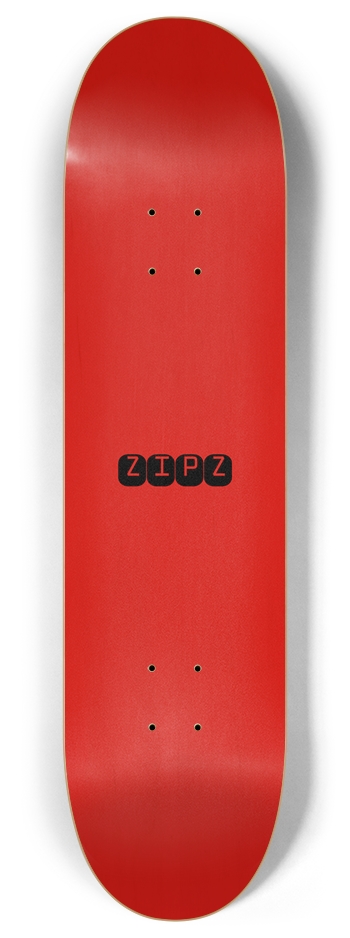 ZIPZ 50/50 Deck 8 Inch Skateboard Deck