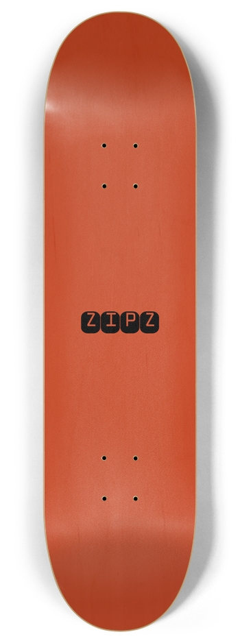 ZIPZ 50/50 Deck 8 Inch Skateboard Deck