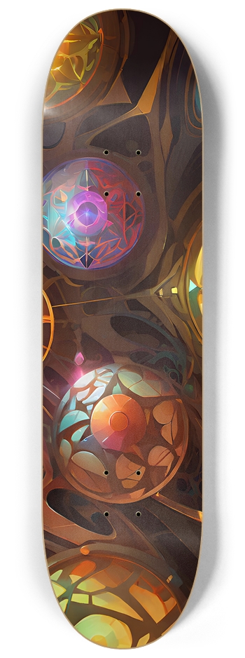 Spheres of Knowledge - Custom Skateboard 8-1/4 Skateboard Deck