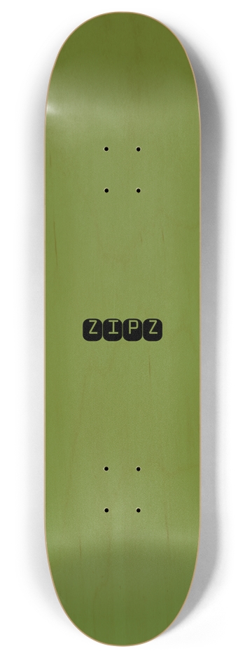 ZIPZ 50/50 Deck 8 Inch Skateboard Deck