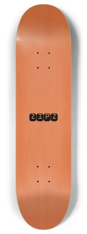 ZIPZ 50/50 Deck 8 Inch Skateboard Deck