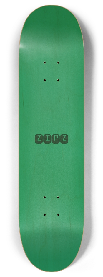 ZIPZ 50/50 Deck 8 Inch Skateboard Deck